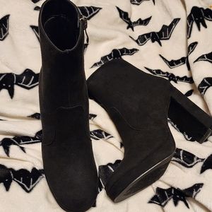 Brand new black booties